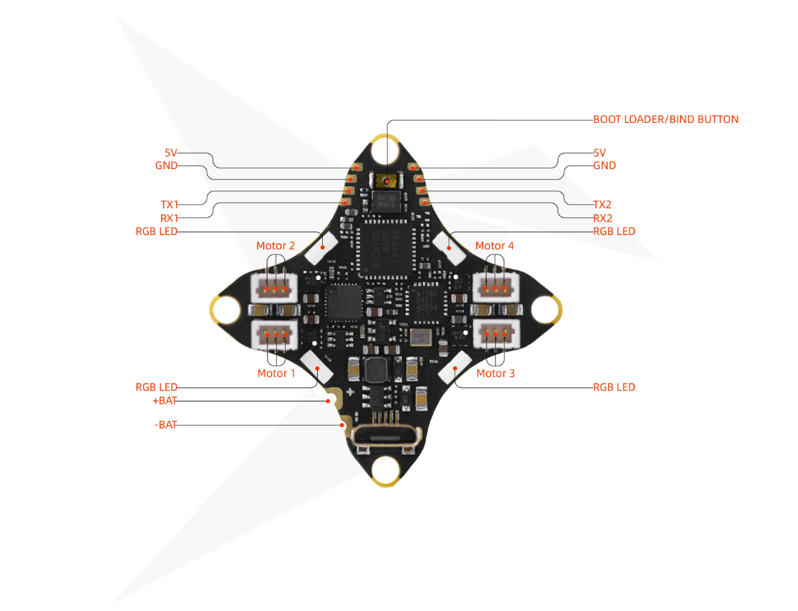AIO HummingBird V3.1 ELRS 2.4G w/ VTX 25mW - NewBeeDrone